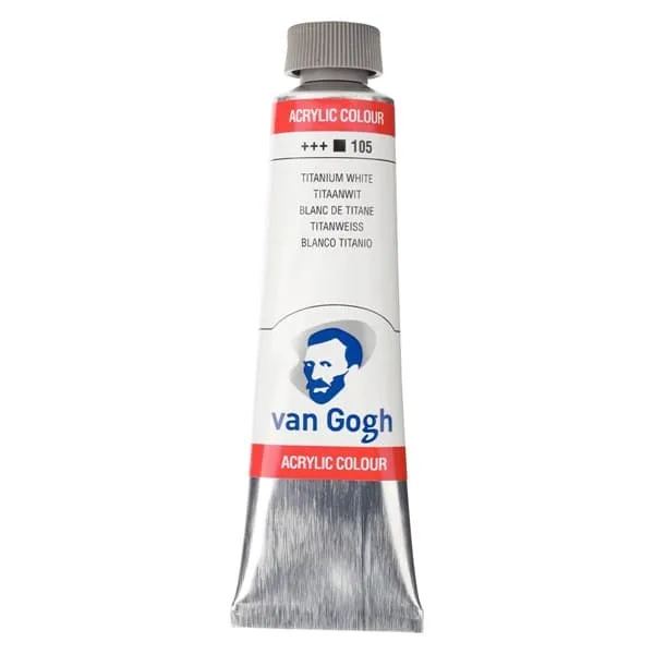 Ακρυλικό χρώμα talens van gogh 40ml 105 titanium white - Talens