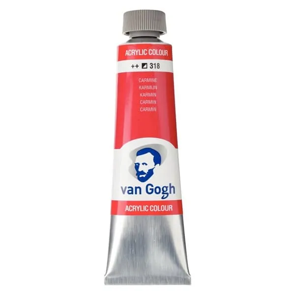 Ακρυλικό χρώμα talens van gogh 40ml 318 carmine - Talens