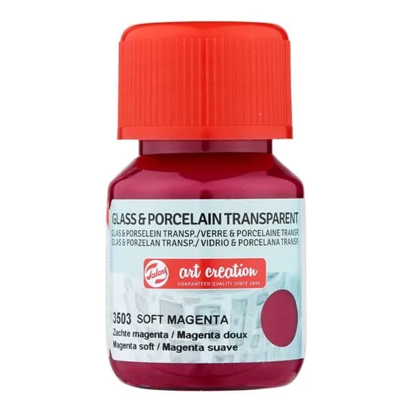 χρώμα glass & porcelain talens transparent soft magenta 3503 - Talens
