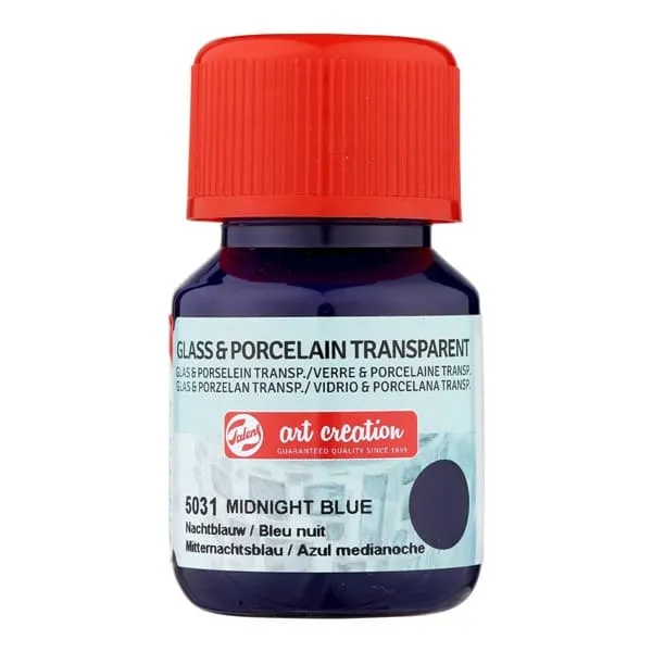 χρώμα glass & porcelain talens transparent midnight blue 5031 - Talens