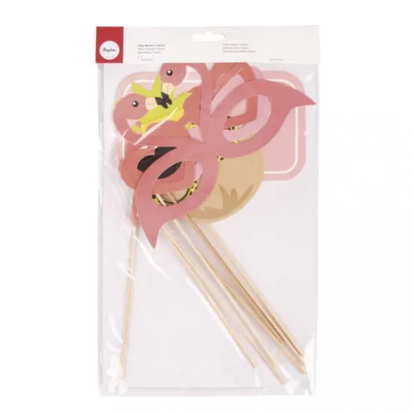 Μάσκες rayher party masken tropical 8 τεμάχια - Rayher