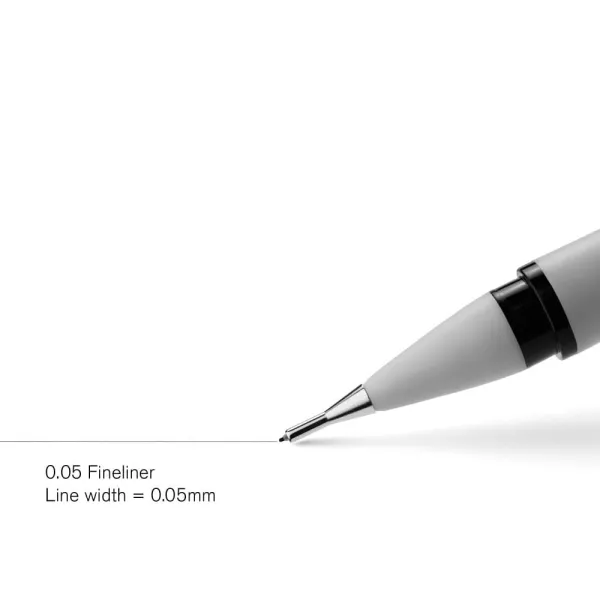 Μαρκαδόρος σχεδίου winson & newton 0.05 black - 