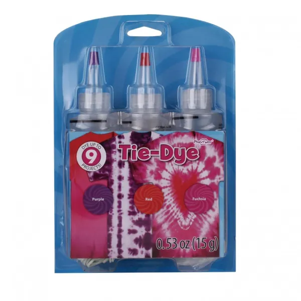 σετ tie dye fuchia-red purple - 