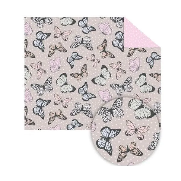 χαρτόνι 50x70cm 300gr butterflies - Ursus