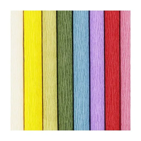 χαρτιά γκοφρέ λουλουδιών 180% strech 25x60cm 105gr 8 ρολλά - Deco