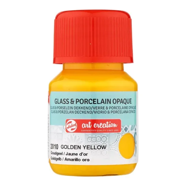 χρώμα glass & porcelain talens opaque 30ml golden yellow 2010 - Talens