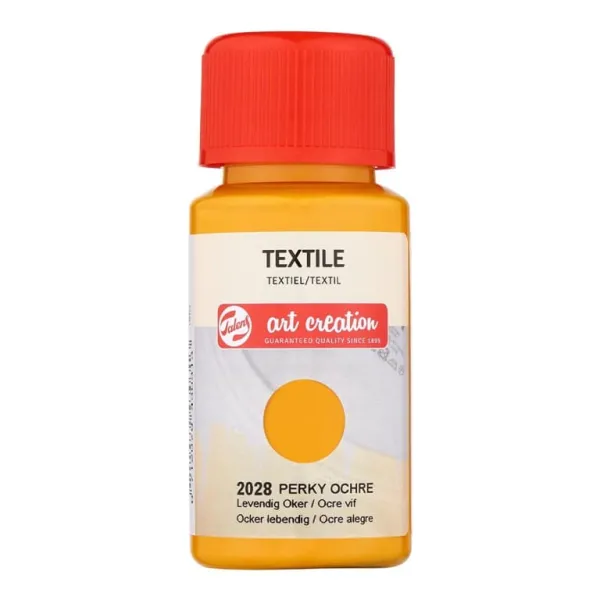 χρώμα για υφασμα talens textile 50ml perky ochre 2028 - Talens