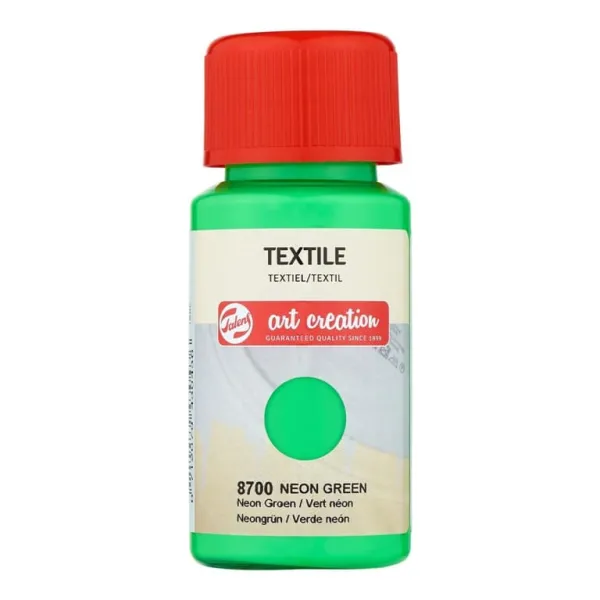 χρώμα για υφασμα talens textile 50ml neon green 8700 - Talens
