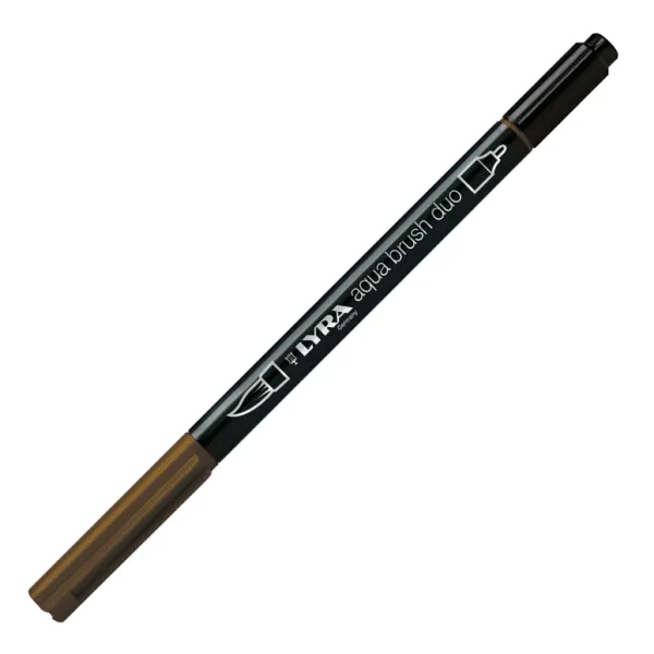 Μαρκαδόρος lyra aqua brush duo 6520072 green earth - Lyra