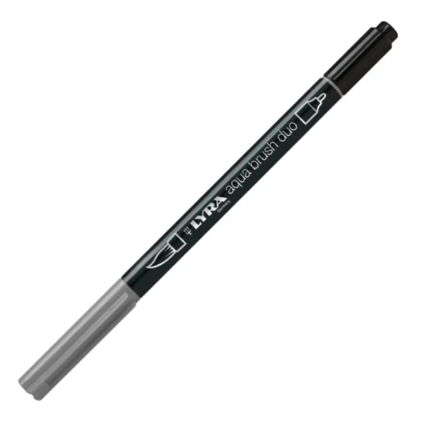 Μαρκαδόρος lyra aqua brush duo 6520095 cold grey light - Lyra