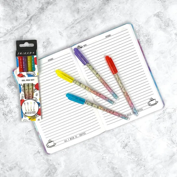 στυλό friends gel pen set 4 τεμάχια - Bluesky