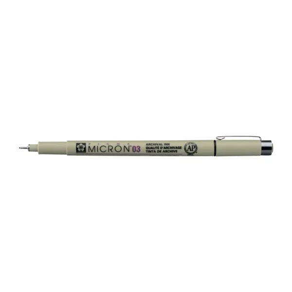 Μαρκαδόρος σχεδιάσεως sakura pigma micron 03 μαύρο - Sakura