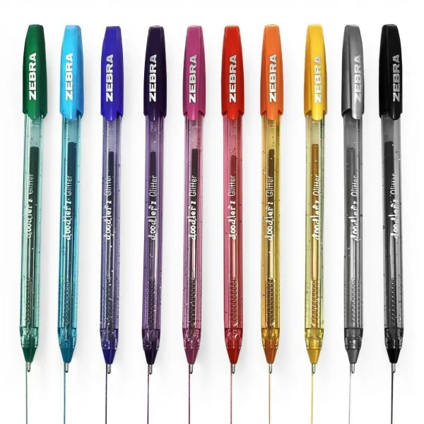 σετ στυλό zebra doodler'z gel stick glitter colours 10 τεμάχια - Zebra