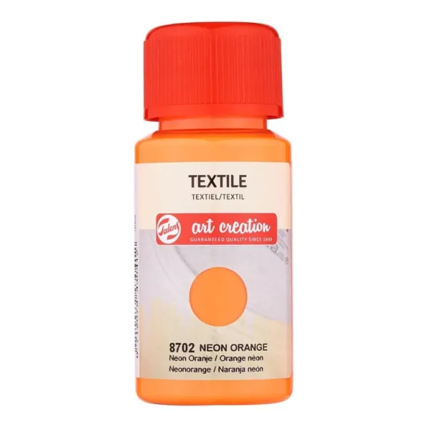 χρώμα για υφασμα talens textile 50ml neon orange 8702 - Talens