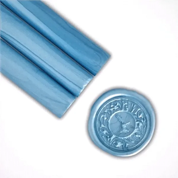 Βουλοκέρι 13.5cm φ11mm pearl blue - Craftistico