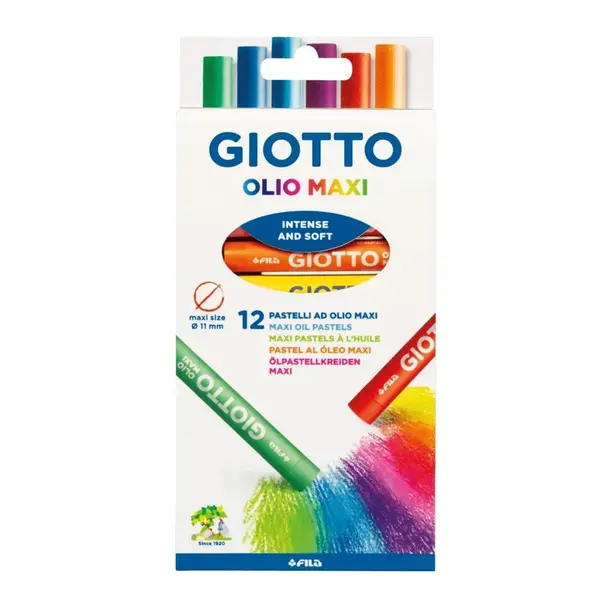 παστέλ λαδιού giotto olio 12 τεμάχια - Giotto