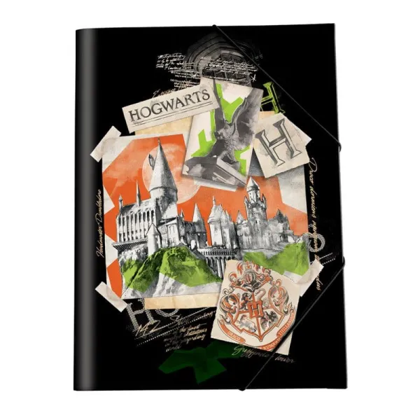 Ντοσίε με λάστιχο harry potter hogwarts 25x35 - Graffiti