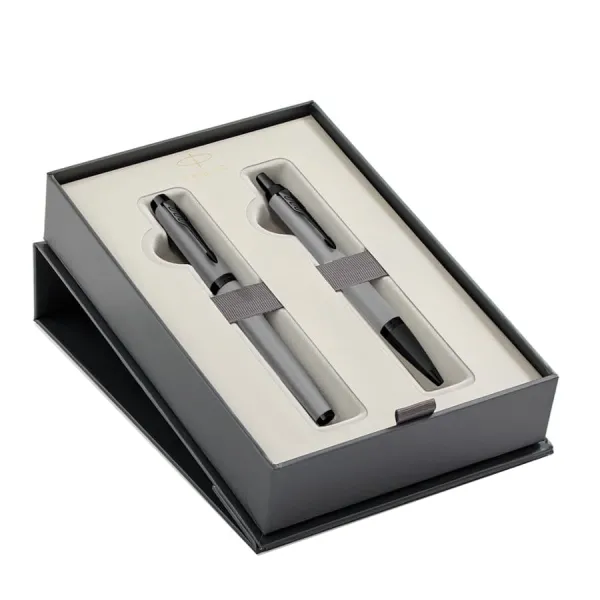 σετ δώρου parker i.m. core metal grey bt (fp-bp) - Parker