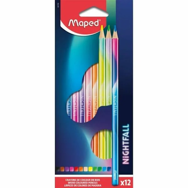 Ξυλομπογιές maped nightfall 12 τεμάχια - Maped
