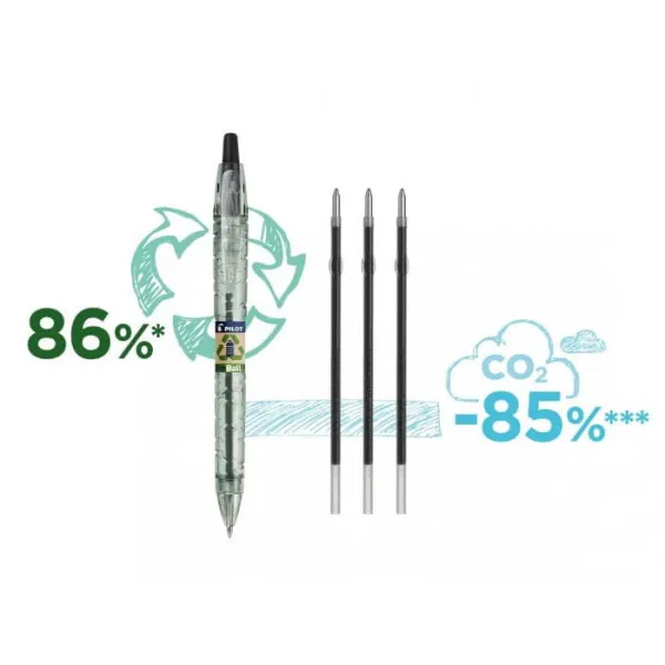 στυλό pilot ecoball b2p 1.0 μπλέ - Pilot