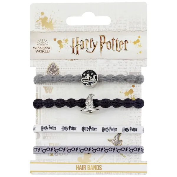 Βραχιόλι - λαστιχάκια για μαλλιά harry harry potter hogwarts & sorting hat hair band set - Harry potter