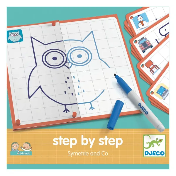 Ζωγραφική djeco step by step (08325) 4+ - Djeco
