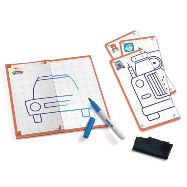 Ζωγραφική djeco step by step (08325) 4+ - Djeco