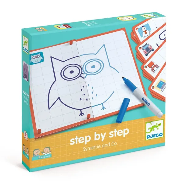Ζωγραφική djeco step by step (08325) 4+ - Djeco