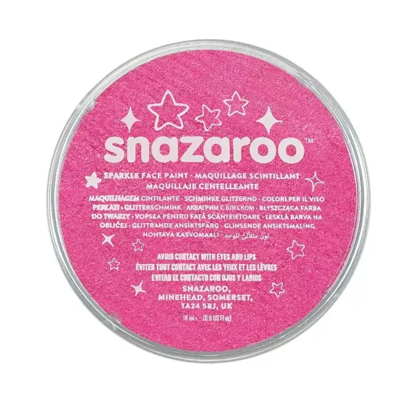 χρώματα για το πρόσωπο snazaroo sparkle pink 18ml - Snazaroo