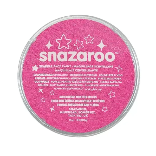 χρώματα για το πρόσωπο snazaroo sparkle pink 18ml - Snazaroo