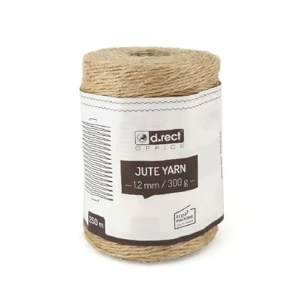σπάγγος d.rect jute yarn φυσικός 1.2mm 250m (800030) - Direct