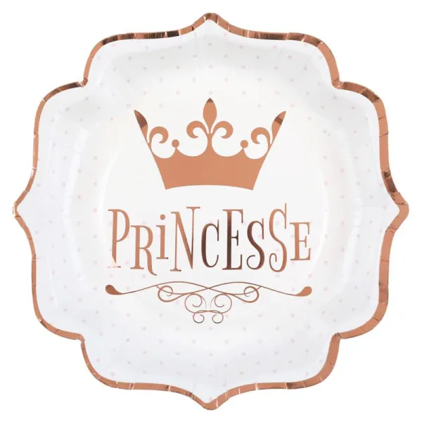 πιάτα χάρτινα princess 10 τεμάχια - Santex