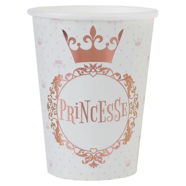 ποτήρια χάρτινα princesse 10 τεμάχια - Santex