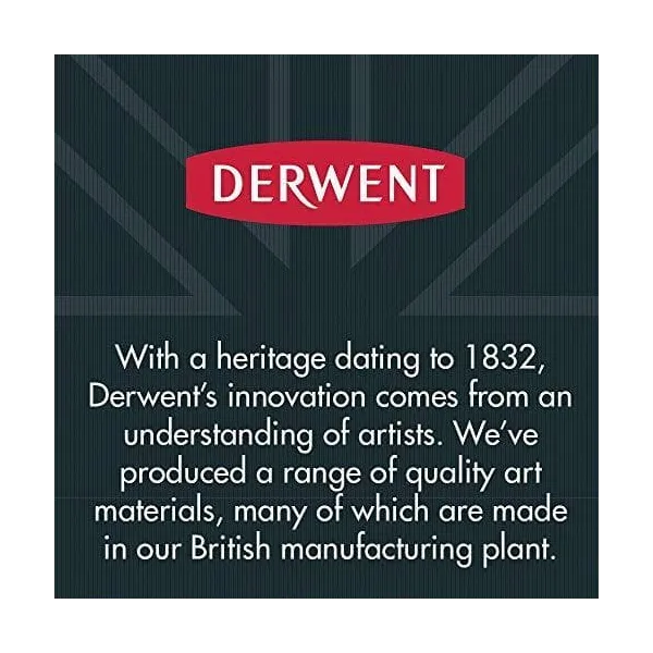 Μολυβοκάρβουνα derwent 4 τεμάχια - Derwent