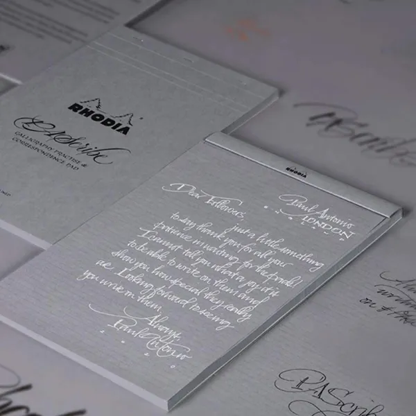 Μπλοκ rhodia calligraphie pascribe grey a4 - Rhodia