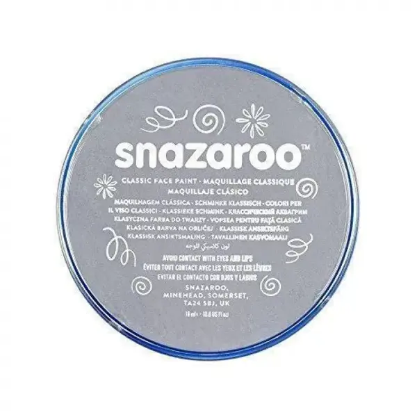 χρώματα για το πρόσωπο snazaroo dark grey 18ml - Snazaroo