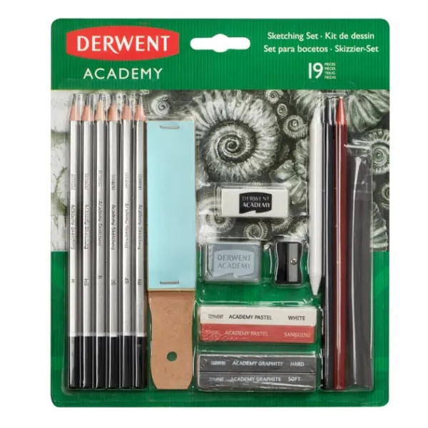 Μολύβια set derwent academy sketching 19 τεμάχια - Derwent