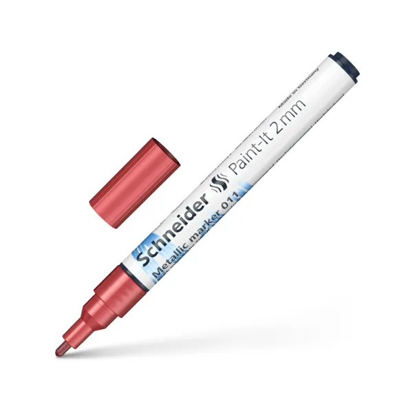 Μαρκαδόρος schneider metallic paint 2mm metallic red - Schneider