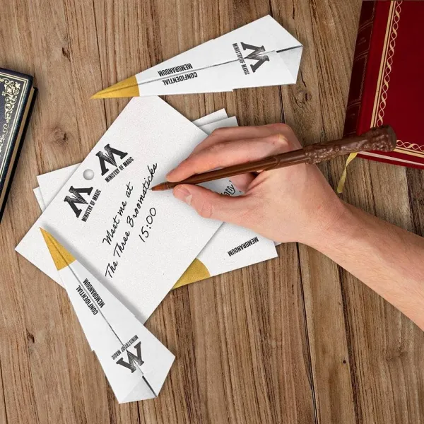 χαρτάκια σημειώσεων & στυλό harry potter interdepartamental memo & wand pen set - Cartamundi