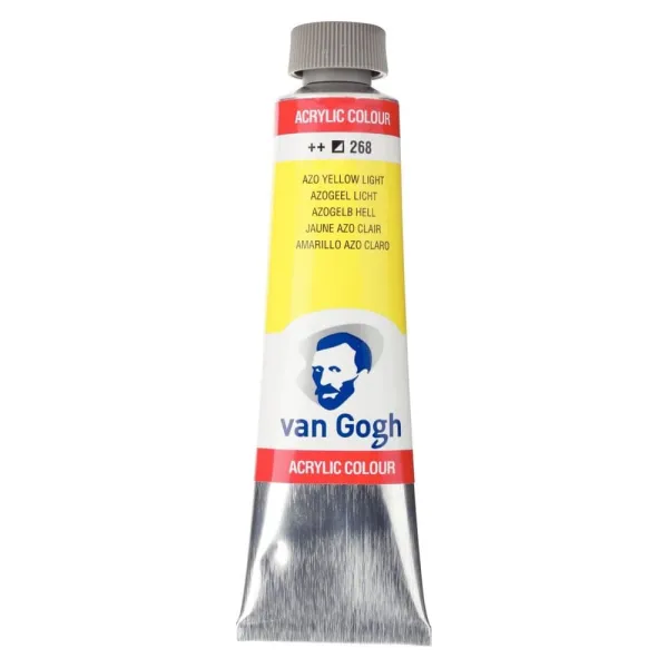 Ακρυλικό χρώμα talens van gogh 40ml 268 azo yellow light - Talens