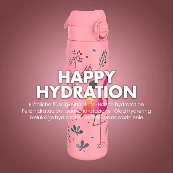 παγούρι μεταλλικό ion8 500ml flamingo - Ion8