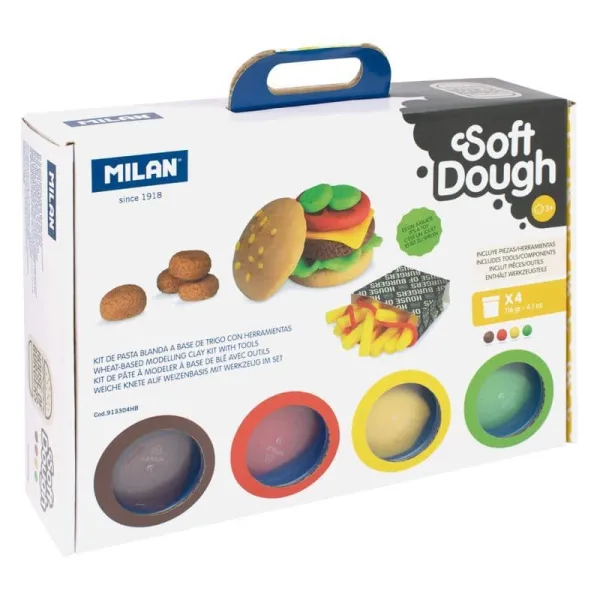 πλαστοζυμαράκια milan hamburger 4x116gr - Milan