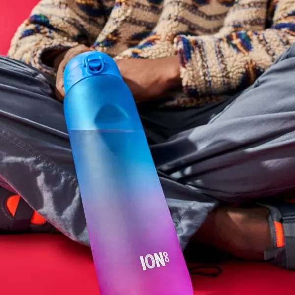 παγούρι ion8 1000ml blue/pink gradient motivator - Ion8