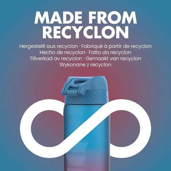 παγούρι ion8 1000ml blue/pink gradient motivator - Ion8
