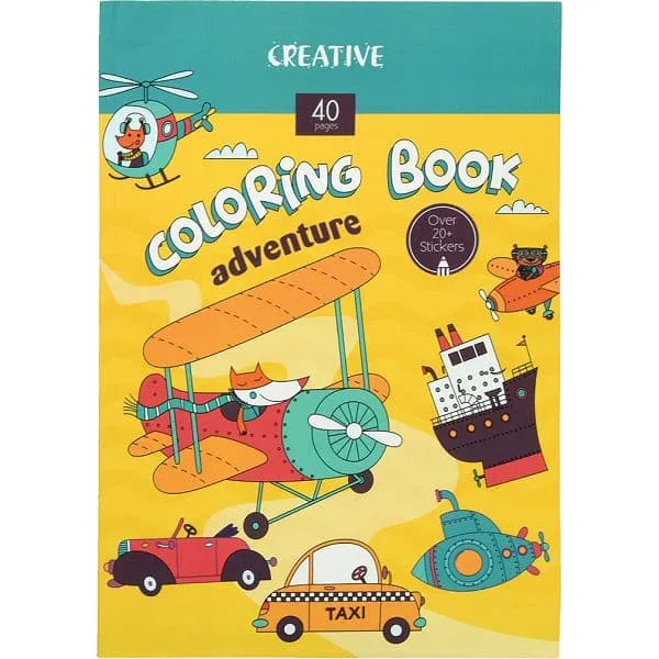 Βιβλίο ζωγραφικής creative adventure 40 φύλλα - Centrum