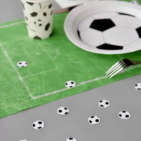 Διακοσμητικά football χάρτινα 2cm 50 τεμάχια - Santex