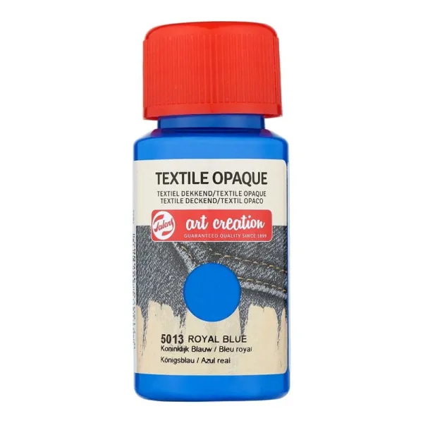 χρώμα για υφασμα talens textile 50ml opaque royal blue 5013 - Talens
