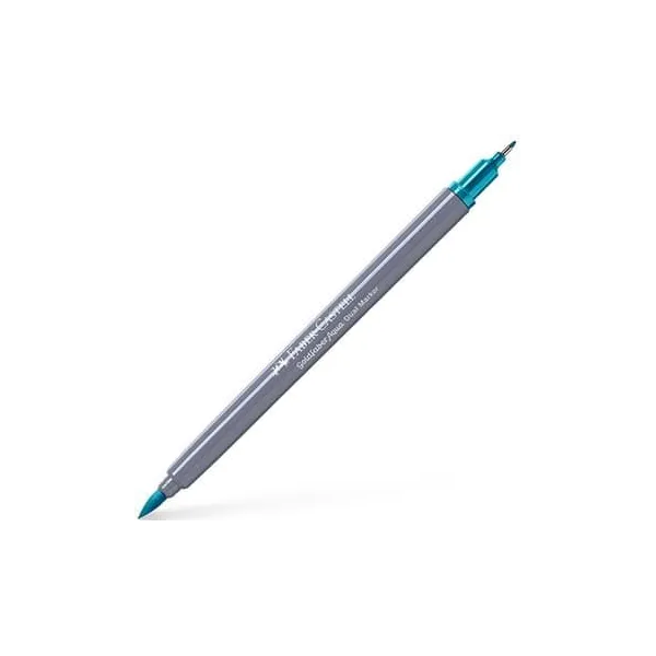 Μαρκαδόρος faber castell goldfaber aqua dual marker light cobalt turquoise 154 (164654) - Faber castell