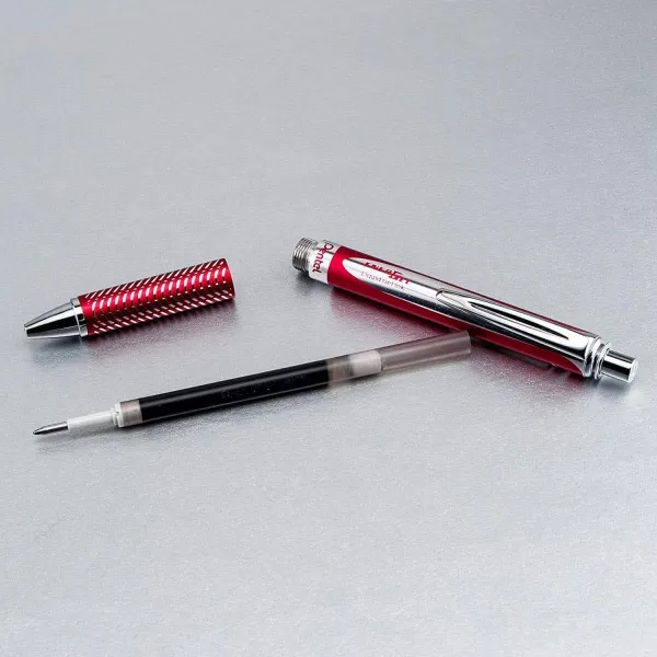 Μαρκαδόρος pentel energel alloy red 0.7 - Pentel
