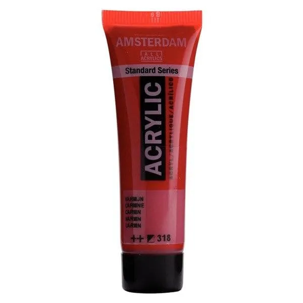 Ακρυλικό χρώμα talens amsterdam 20ml 318 carmine - Talens